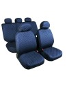 Kit completo coprisedili fodere auto universali Biba in cotone Colore blu