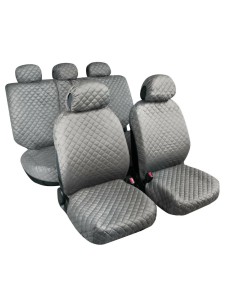 Kit completo coprisedili fodere auto universali Biba in cotone Colore grig