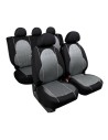 Kit completo coprisedili fodere auto universali poliestere Alissa Grigio
