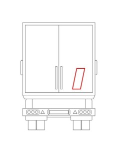 Kit contrassegni adesivi camion trasporto cose in conto proprio rosso bianc 2