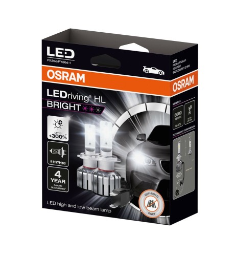 Kit di conversione a LED 2pz Osram LEDriving HL Bright H7 H18