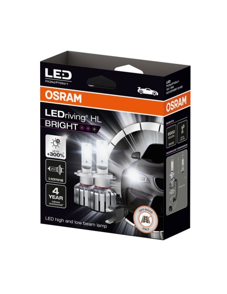 Kit di conversione a LED 2pz Osram LEDriving HL Bright H7 H18