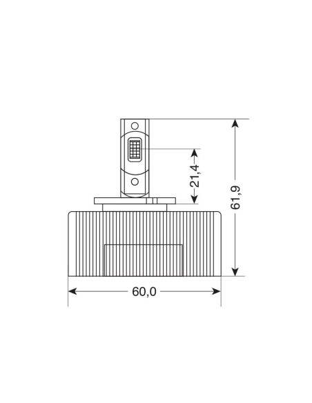 Kit di conversione a LED fari Xenon 2pz lampada D5S 35W 6000K