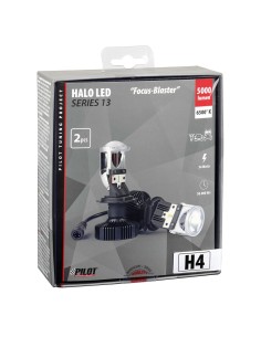 Kit di conversione a LED Halo Focus Blaster Led 2pz lampada H4 34W 5000lm 2