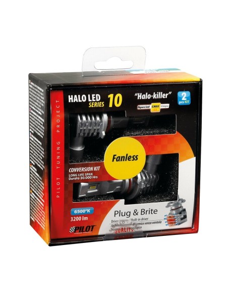 Kit di conversione a LED Halo Killer Led 2pz lampada H10 HB3 9005 20W 3200l
