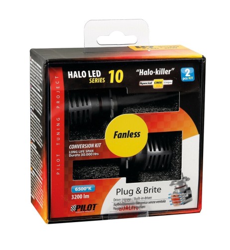Kit di conversione a LED Halo Killer Led 2pz lampada H7 20W 3200lm