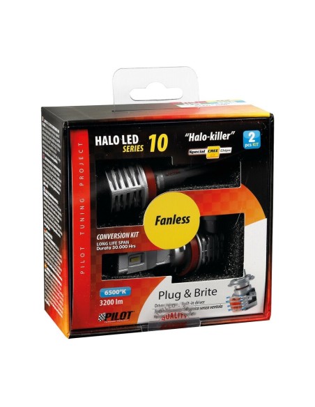 Kit di conversione a LED Halo Killer Led 2pz lampada H8 H9 H11 H16 20W 3200