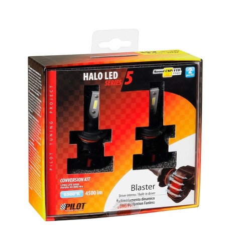 Kit di conversione a LED Halo Led Blaster 2pz lampada H7 20W 4500lm