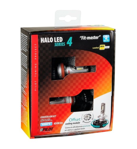 Kit di conversione a LED Halo Led Fit Master 2pz lampada H8 H9 H11 H16 25W