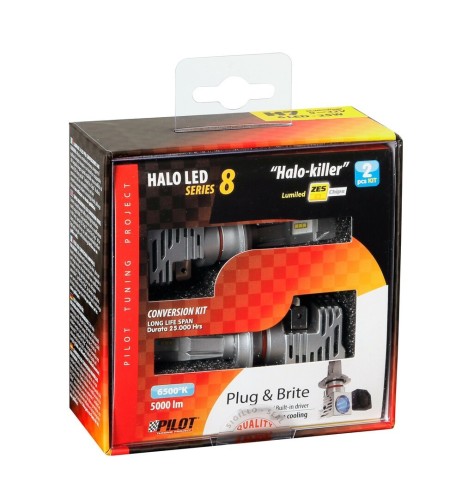 Kit di conversione a LED Halo Led Killer 2pz lampada H7 25W 5000lm