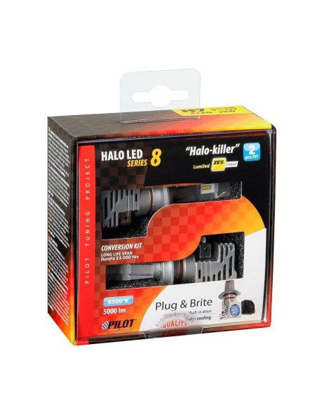Kit di conversione a LED Halo Led Killer 2pz lampada H7 25W 5000lm