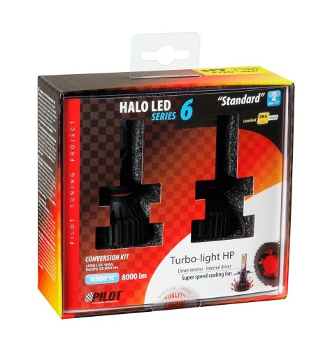 Kit di conversione a LED Halo Led Standard 2pz lampada H7 30W 8000lm
