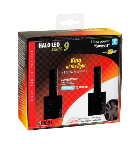 Kit di conversione a LED Halo Led Ultra Power 2pz lampada H7 45W 10000lm