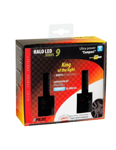Kit di conversione a LED Halo Led Ultra Power 2pz lampada H7 45W 10000lm