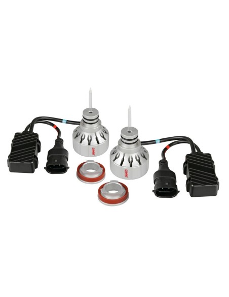 Kit di conversione a LED Halo Power Pointer Led 2pz lampada H8 H9 H11 40W 3