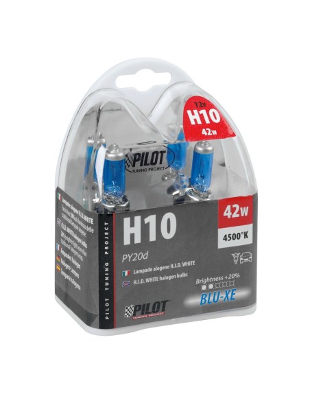 Kit lampadine blu xenon 20 H10 12V 42W PY20d 4500K