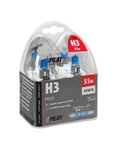 Kit lampadine blu xenon 20 H3 12V 55W PK22s 4150K