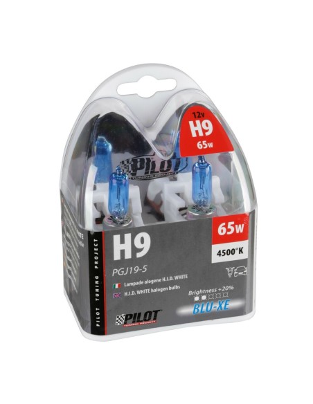 Kit lampadine blu xenon 20 H9 12V 65W PGJ19 5 4500K