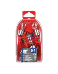 Kit lampadine di ricambio 12V H4 P21W P21 5W R5W T4W C5W T5 W5W fusibil 2
