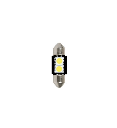Coppia lampadine Hyper Led 24 28V siluro 10x31mm SV8 5 8 2 LED