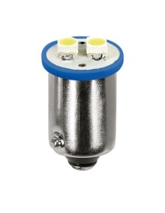 Kit lampadine hyper led BA9s 12V 2 LED blu per cruscotto