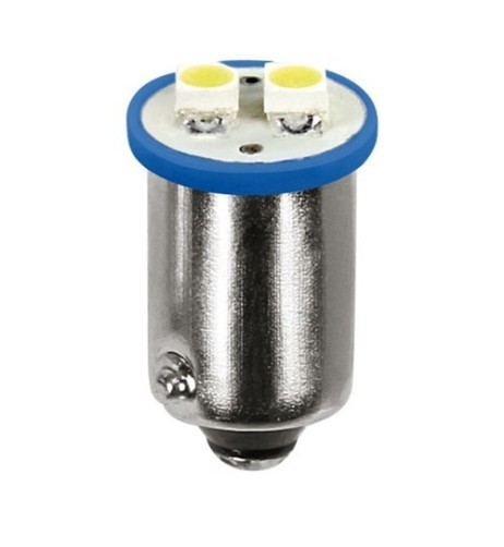 Kit lampadine hyper led BA9s 12V 2 LED blu per cruscotto