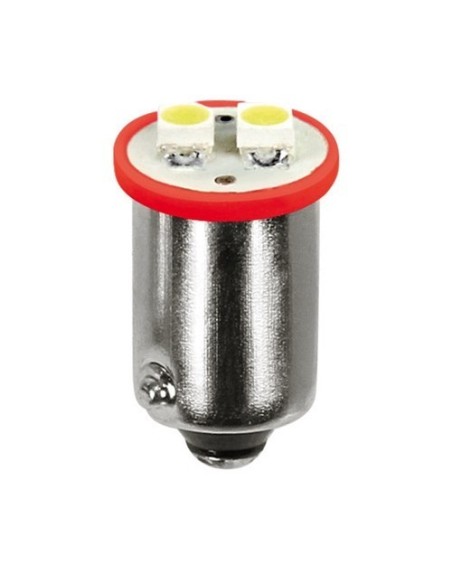 Kit lampadine hyper led BA9s 12V 2 LED rosse per cruscotto