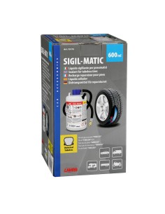 Kit liquido sigillante compressori per pneumatici 600 ml 2