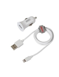 Kit presa USB auto con cavo 100cm USB 8 pin 12 24V per dispositivi Apple