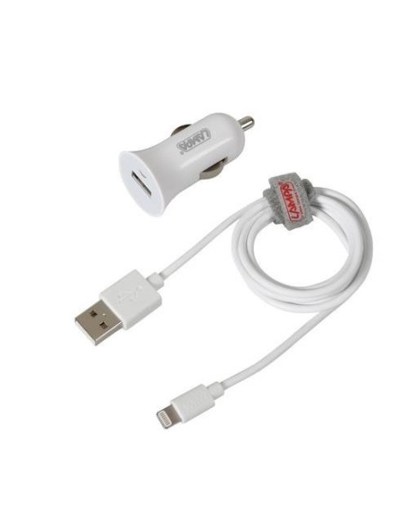 Kit presa USB auto con cavo 100cm USB 8 pin 12 24V per dispositivi Apple