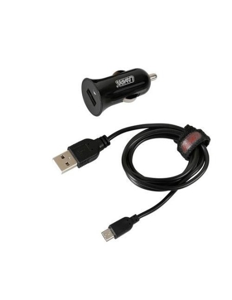 Kit presa USB auto con cavo 100cm USB Micro USB 12 24V solo per ricarica