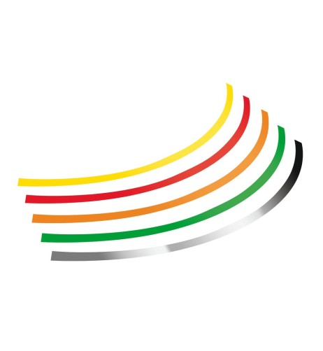 Kit Profili adesivi ruote auto moto per cerchi 17 18 19 20 Giallo