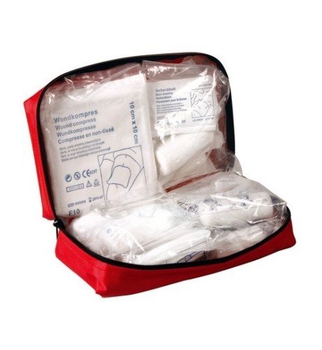 Kit pronto soccorso per ciclisti e motociclisti omologata DIN 13167
