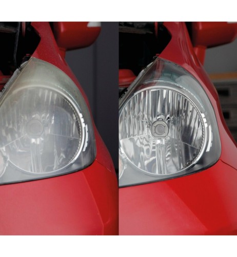 Kit rinnova fanali Quixx auto e moto rimuove ingiallimenti e graffi 