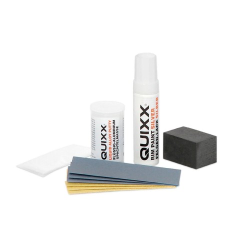 Kit riparazione cerchi in lega Argento Quixx Wheel Repair