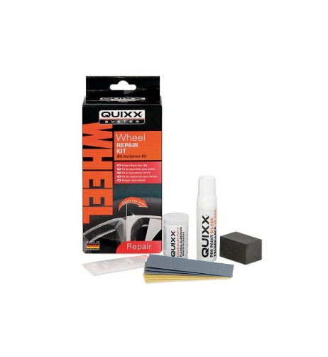 Kit riparazione cerchi in lega Nero Quixx Wheel Repair