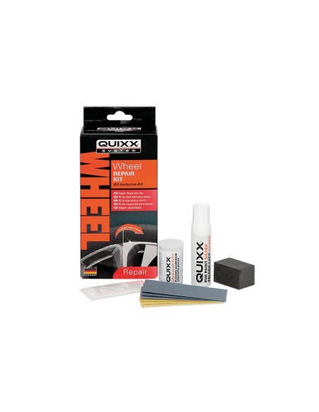 Kit riparazione cerchi in lega Nero Quixx Wheel Repair