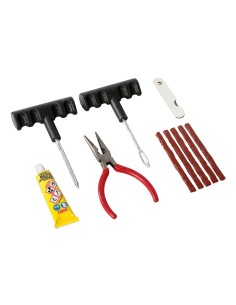 Kit riparazione forature pneumatici tubeless auto moto