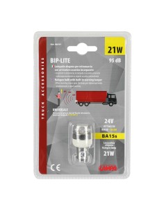 Lampada alogena 21W con avvisatore acustico retromarcia 24V 2