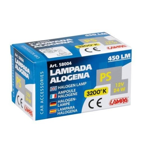 Lampada alogena di ricambio bianco 12V PS24W 24W PG20 3