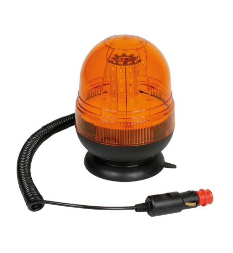 Lampada emergenza con luce rotante a Led 12 24V omologata calamita