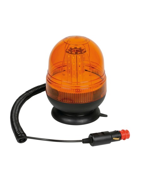 Lampada emergenza con luce rotante a Led 12 24V omologata calamita