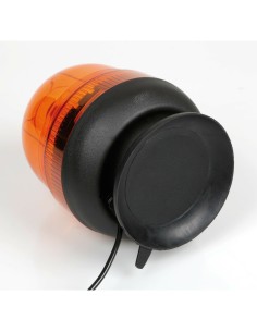 Lampada emergenza con luce rotante a Led 12 24V omologata calamita 2