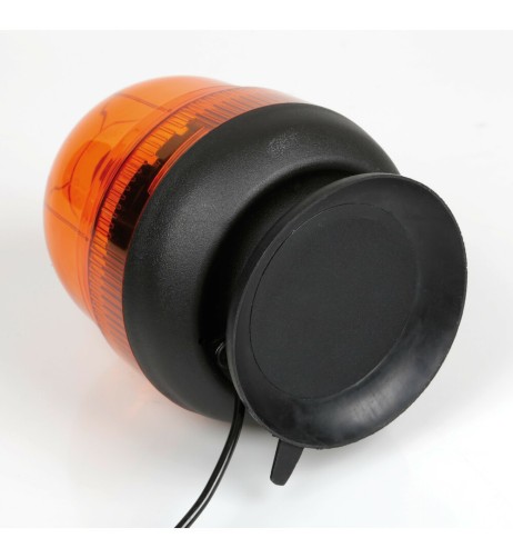 Lampada emergenza con luce rotante a Led 12 24V omologata calamita