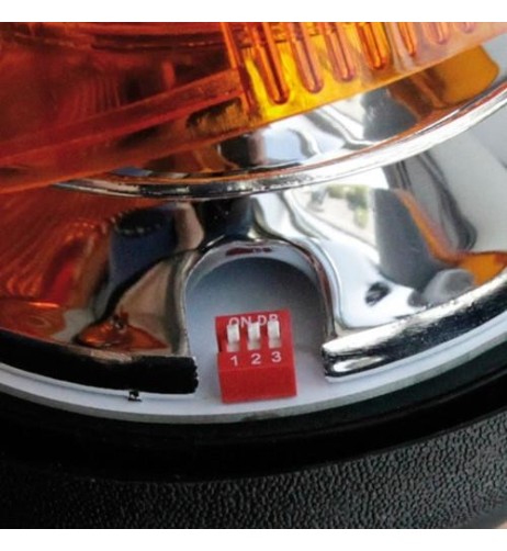 Lampada emergenza con luce rotante a LED 12 24V RL 3