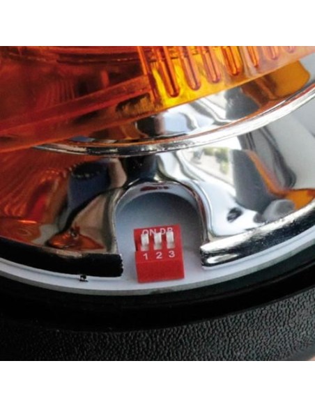 Lampada emergenza con luce rotante a LED 12 24V RL 3