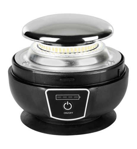 Lampada emergenza con luce rotante a led ricaricabile 9 30V 230V