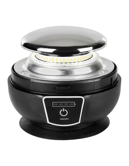 Lampada emergenza con luce rotante a led ricaricabile 9 30V 230V