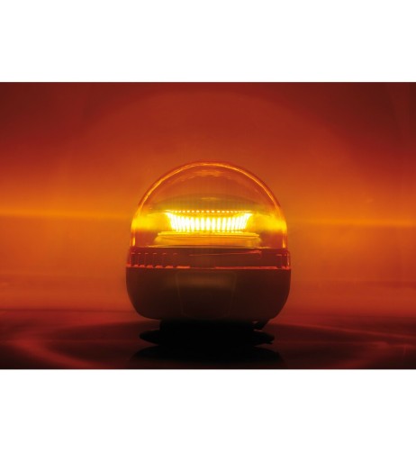 Lampada emergenza con luce rotante a led ricaricabile 9 30V 230V