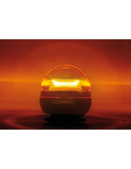 Lampada emergenza con luce rotante a led ricaricabile 9 30V 230V